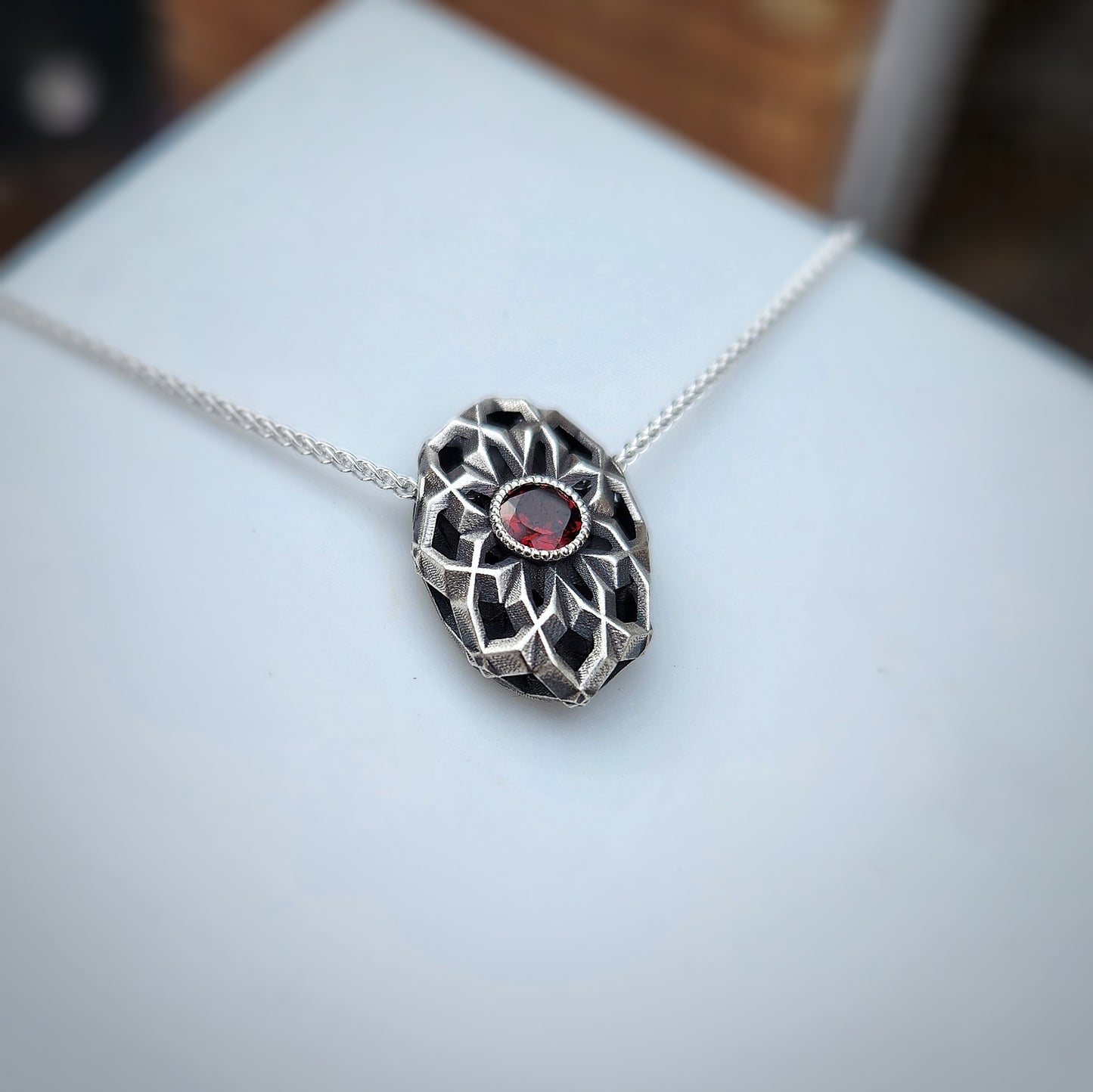 Oval Geo Pendant