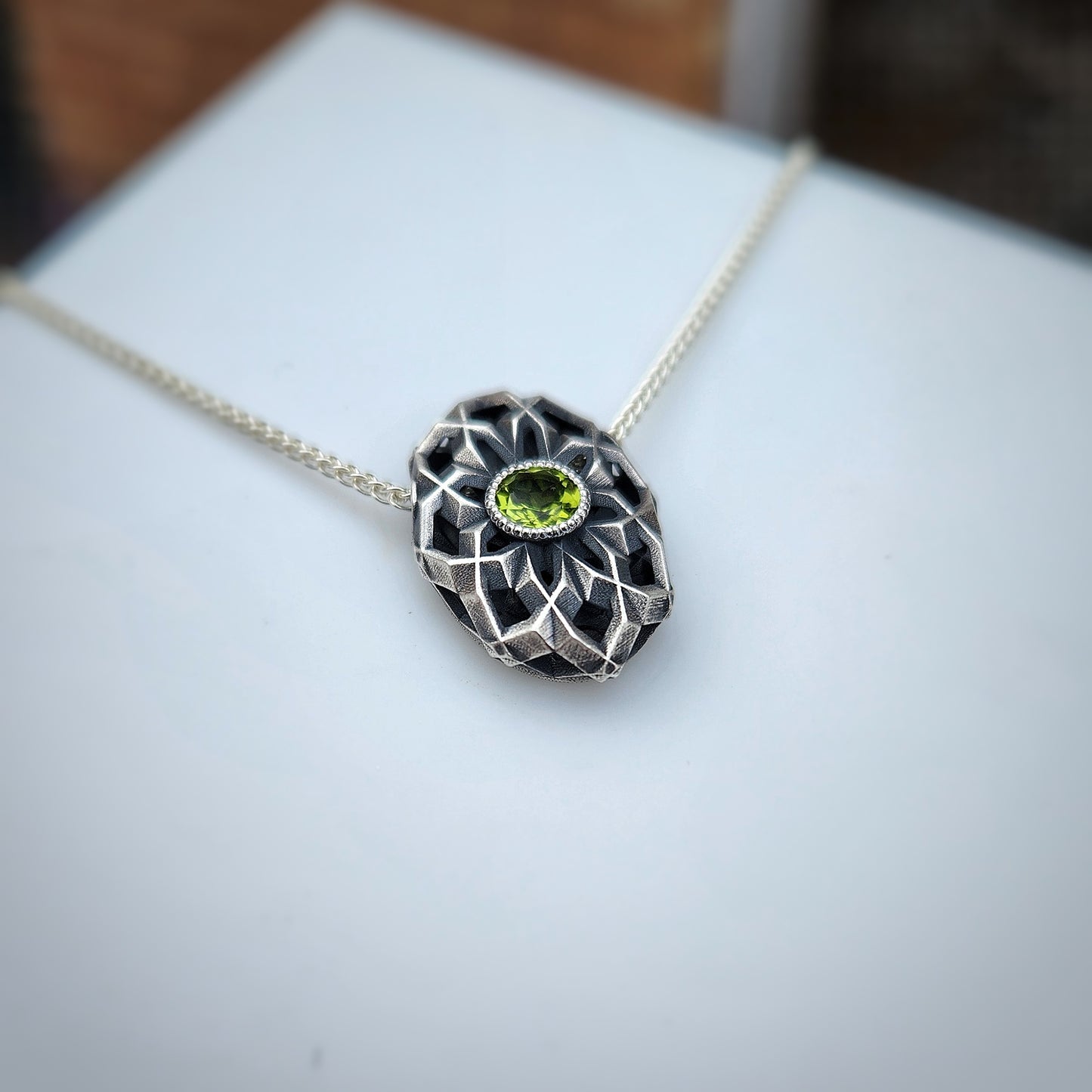 Oval Geo Pendant