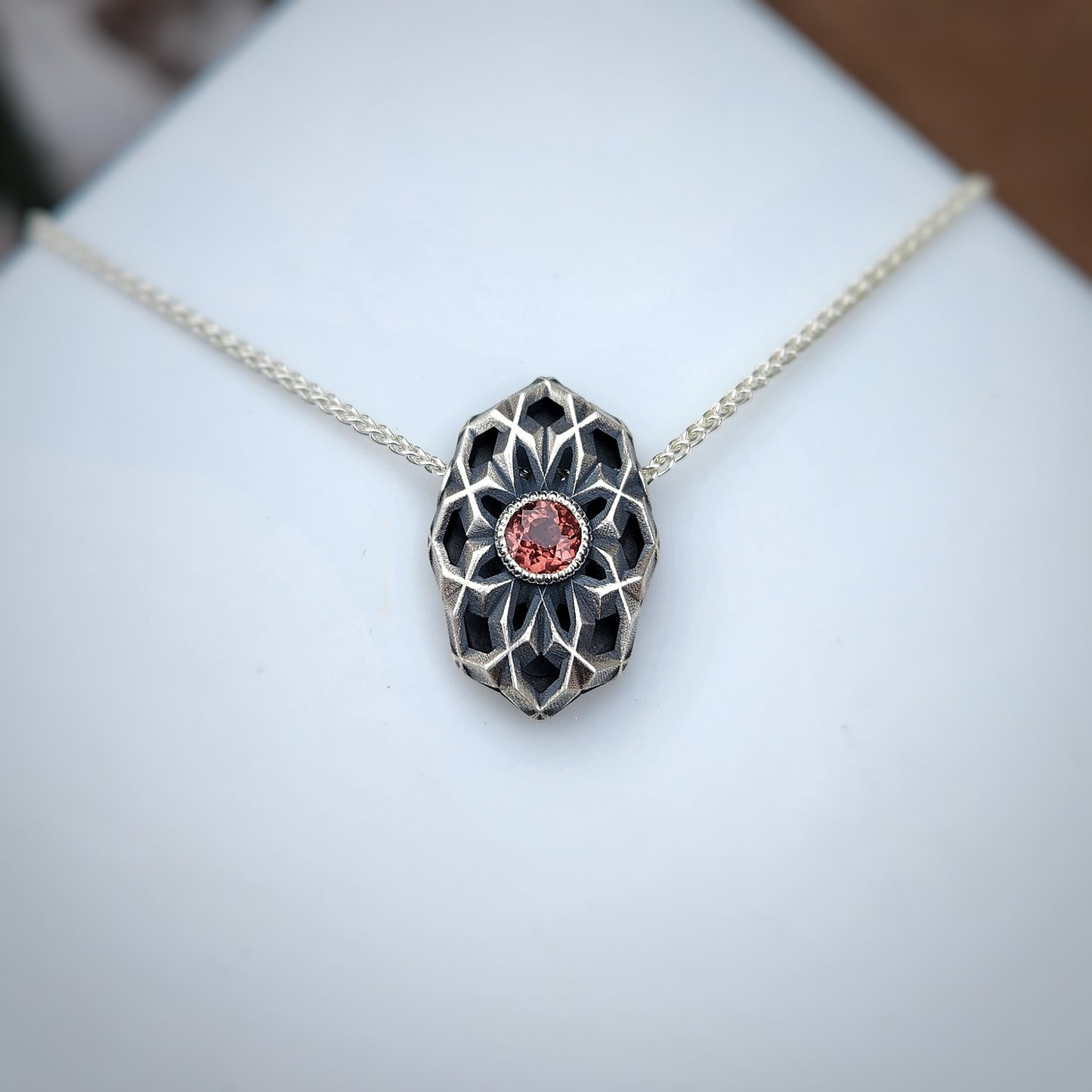 Oval Geo Pendant
