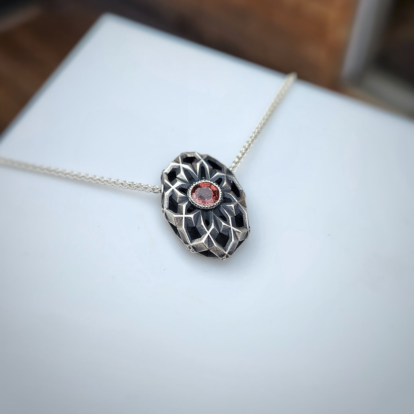 Oval Geo Pendant