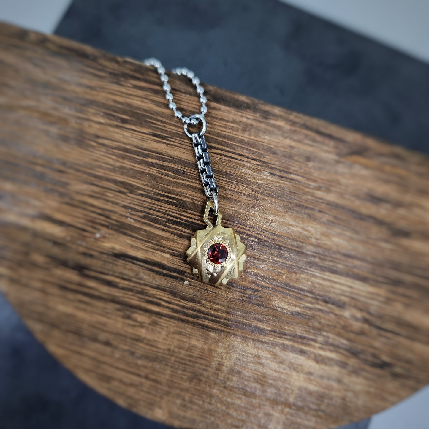 'Solstice' Pendant (Mixed Metal)