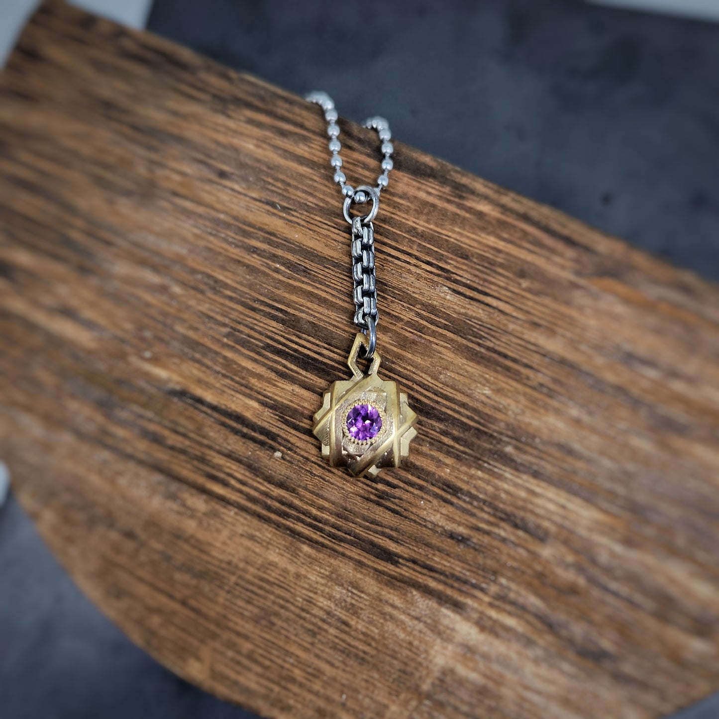 'Solstice' Pendant (Mixed Metal)