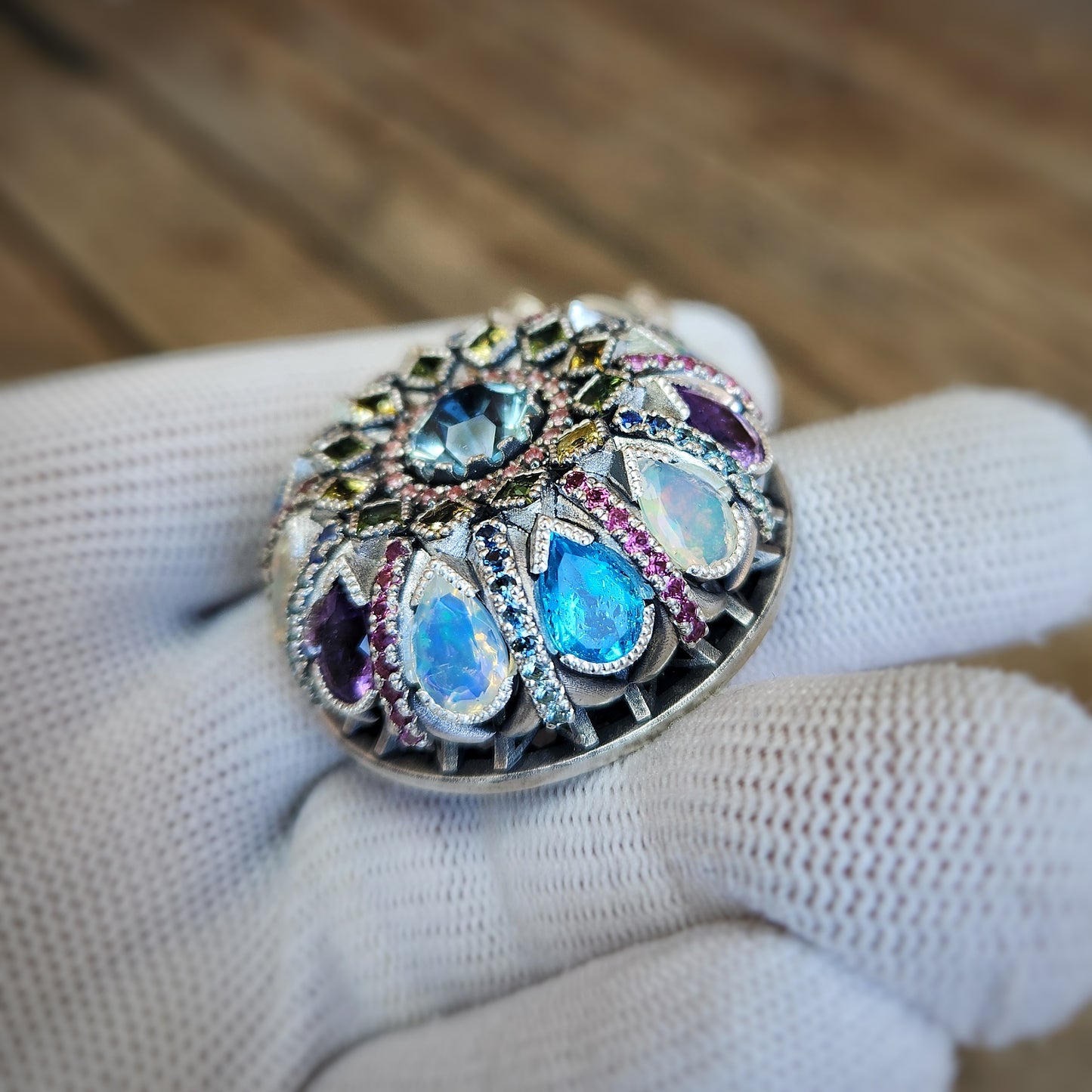 Mandala Kinetic (Spinning) Pendant