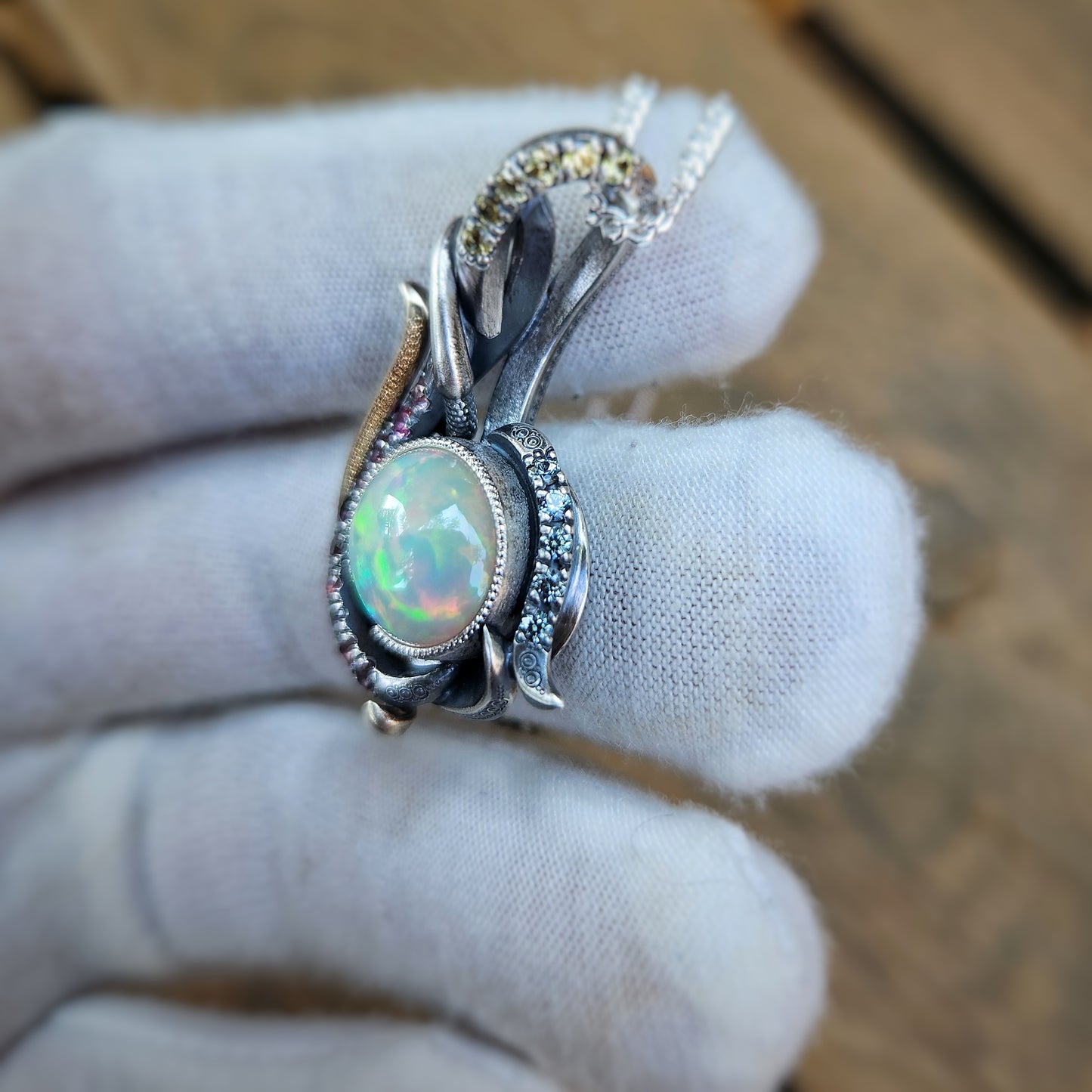 Hand-crafted Opal Pendant
