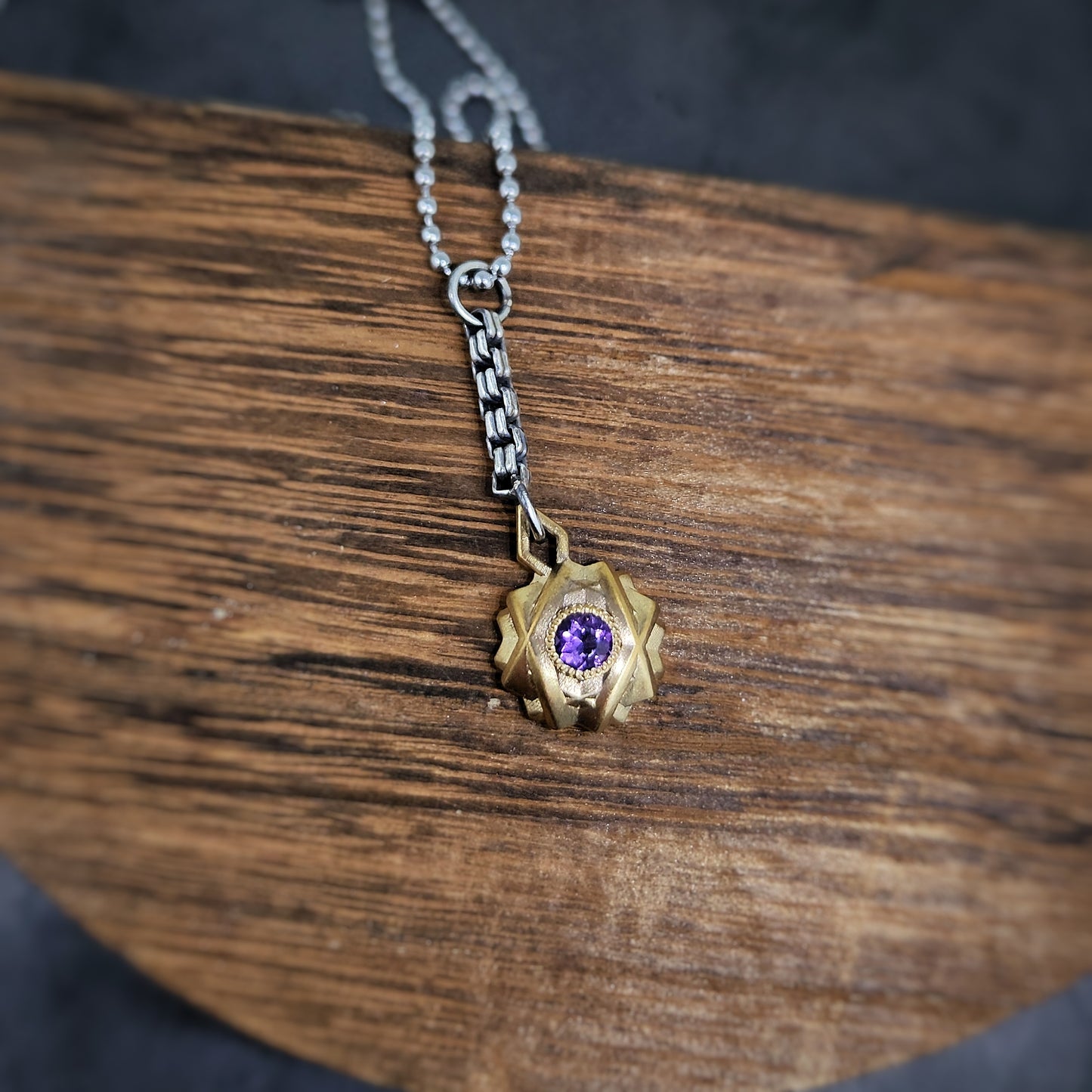 'Solstice' Pendant (Mixed Metal)