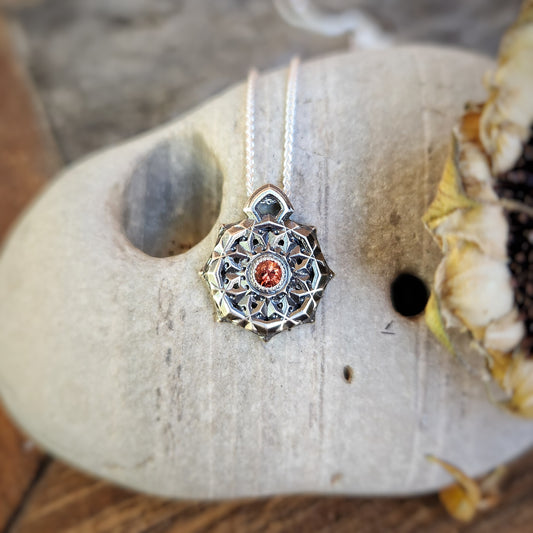 Geo Pendant in Silver