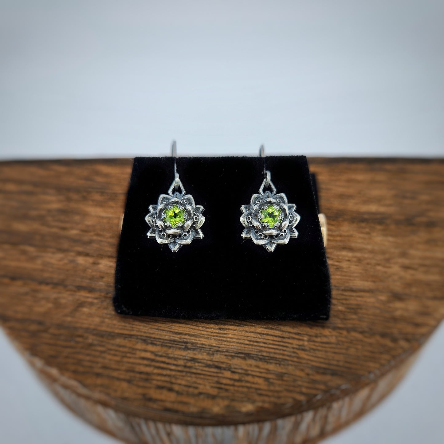 Mini Lotus Earrings