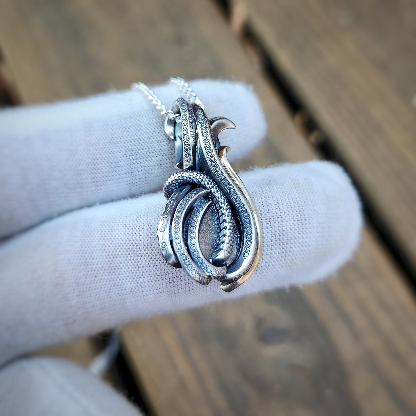 Hand-Crafted Idaho Opal Pendant