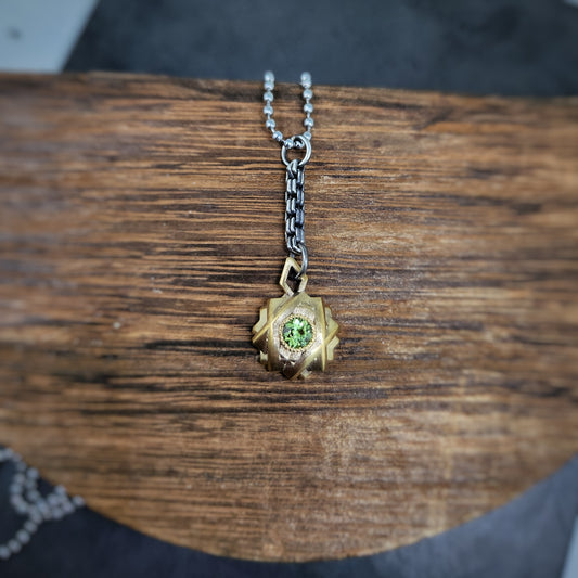 'Solstice' Pendant (Mixed Metal)