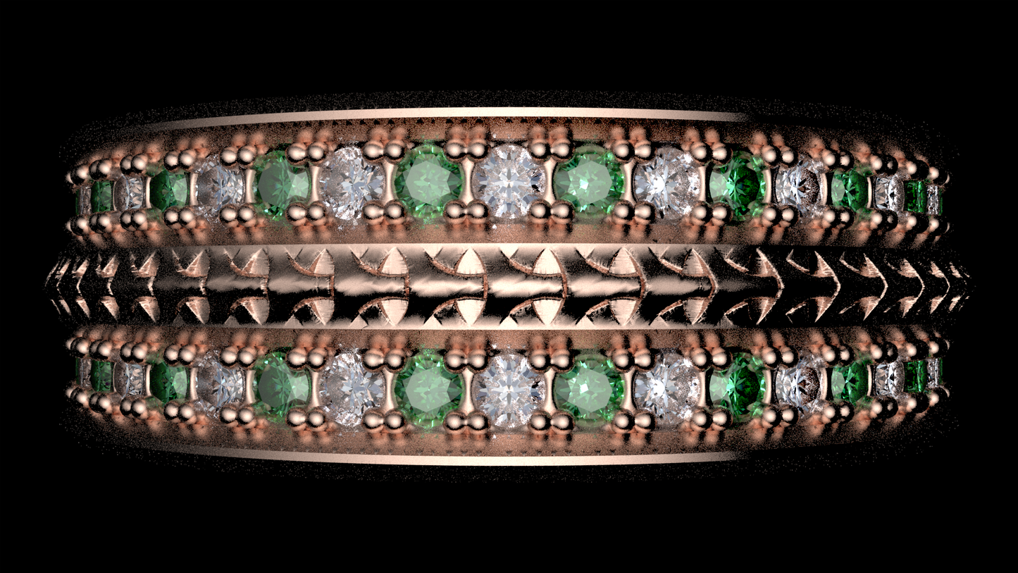 Custom Wedding Band for a client