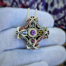Load image into Gallery viewer, &#39;Fusion&#39; Double-sided Spinner Pendant | B. Harju Jewelry