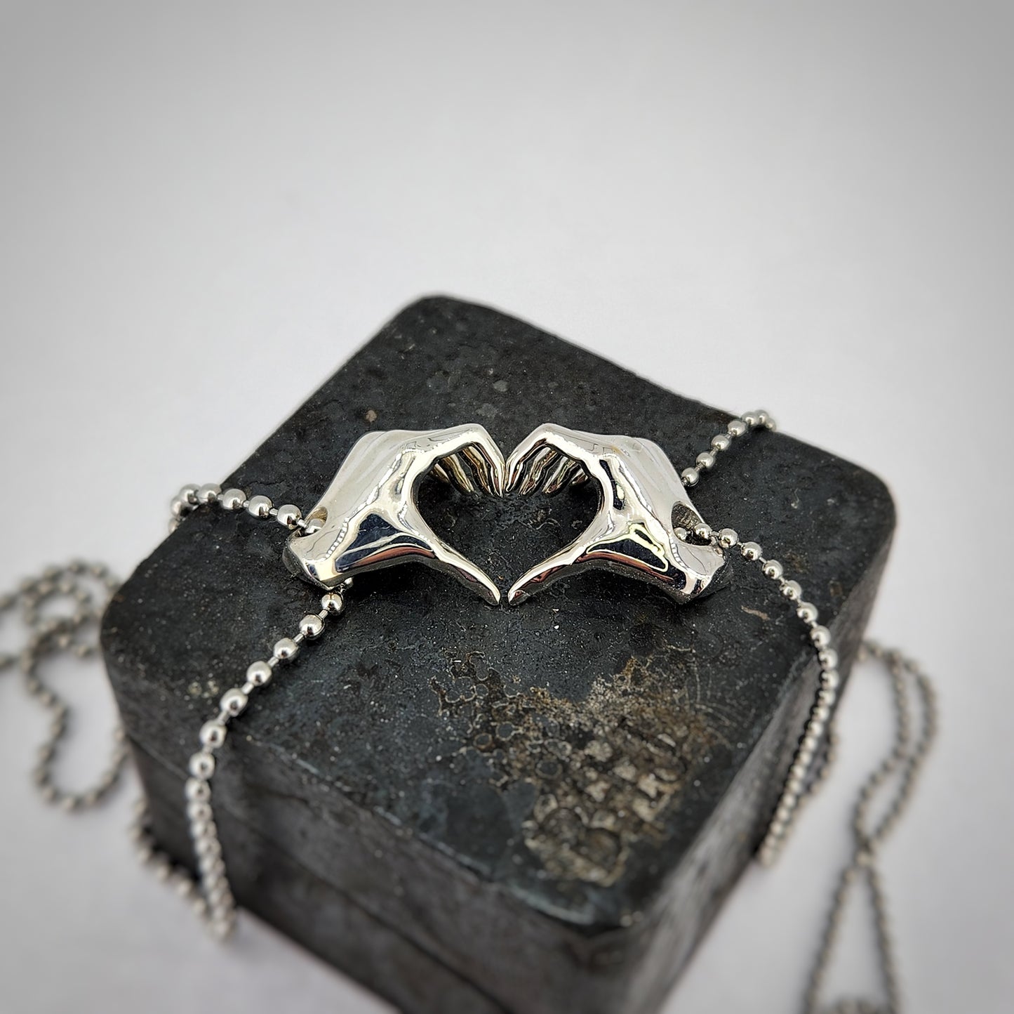 Heart Hand Pendant Set | B. Harju Jewelry
