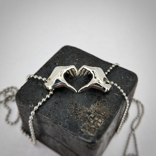 Heart Hand Pendant Set | B. Harju Jewelry