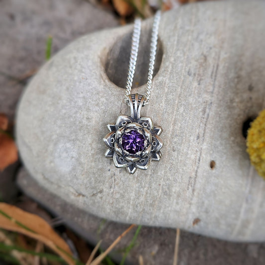 Mini Lotus Pendant | Custom