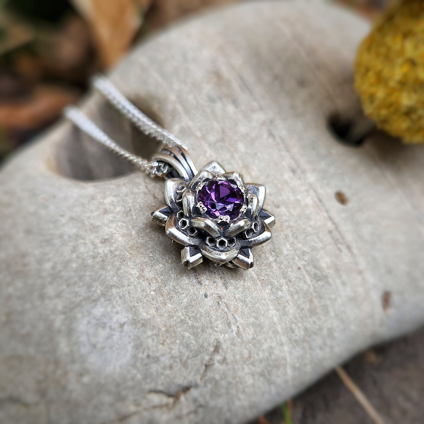 Mini Lotus Pendant | Custom