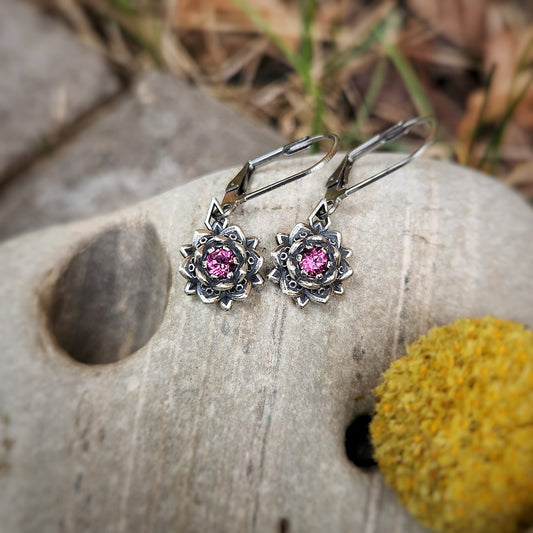 Mini Lotus Earrings | Custom