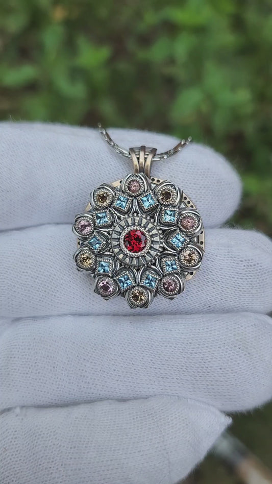The Celestial Compass (Kinetic Pendant)