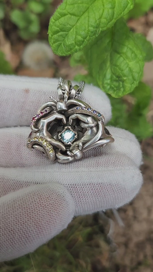 Medusa's Heart Pendant
