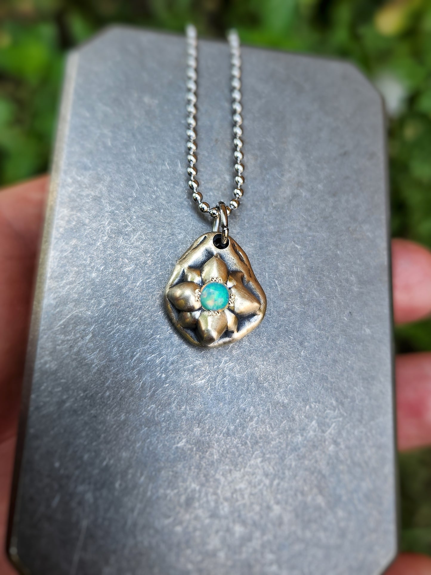 Star 'Relic' Pendant (shibuichi)