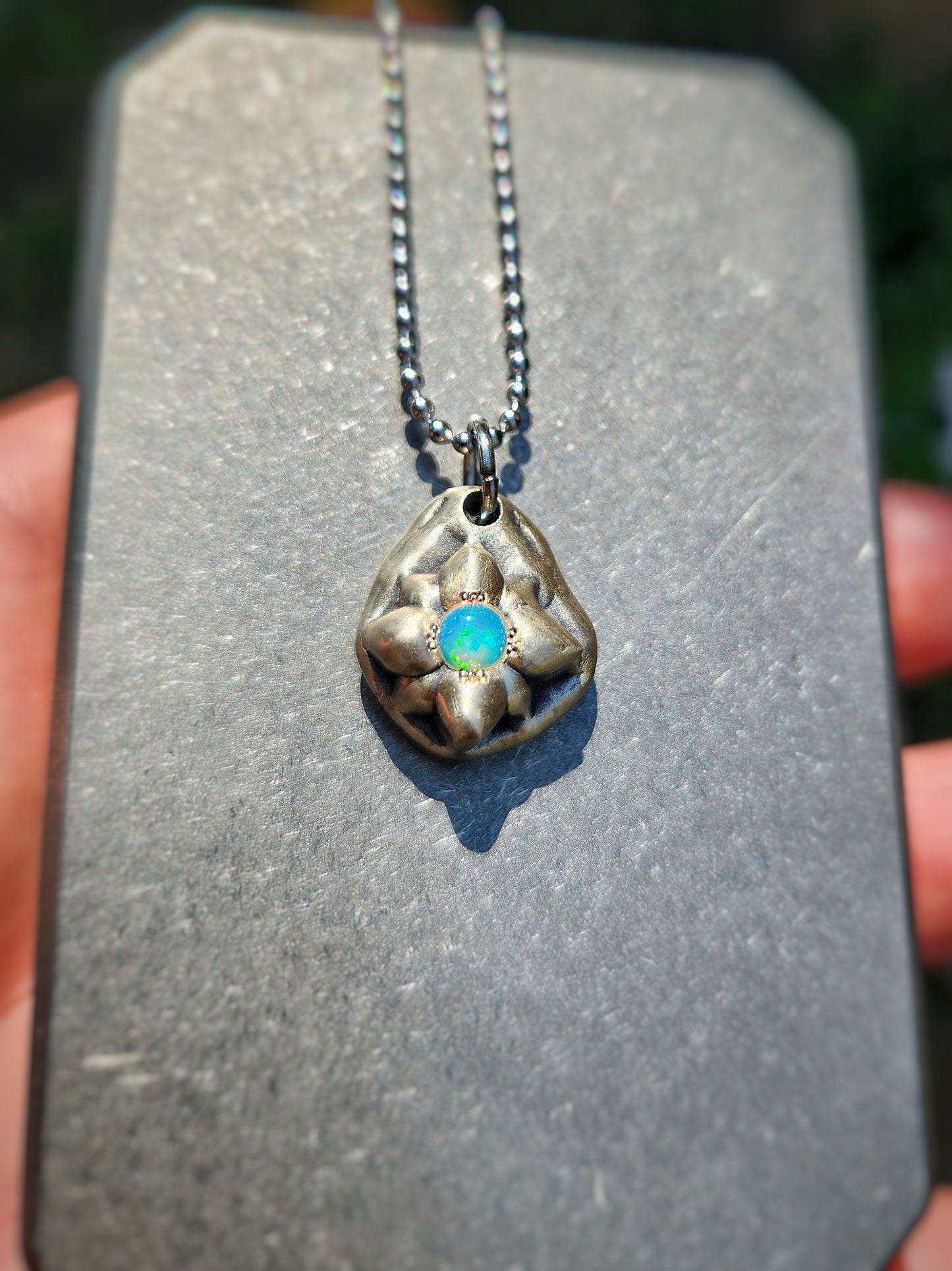 Star 'Relic' Pendant (shibuichi)