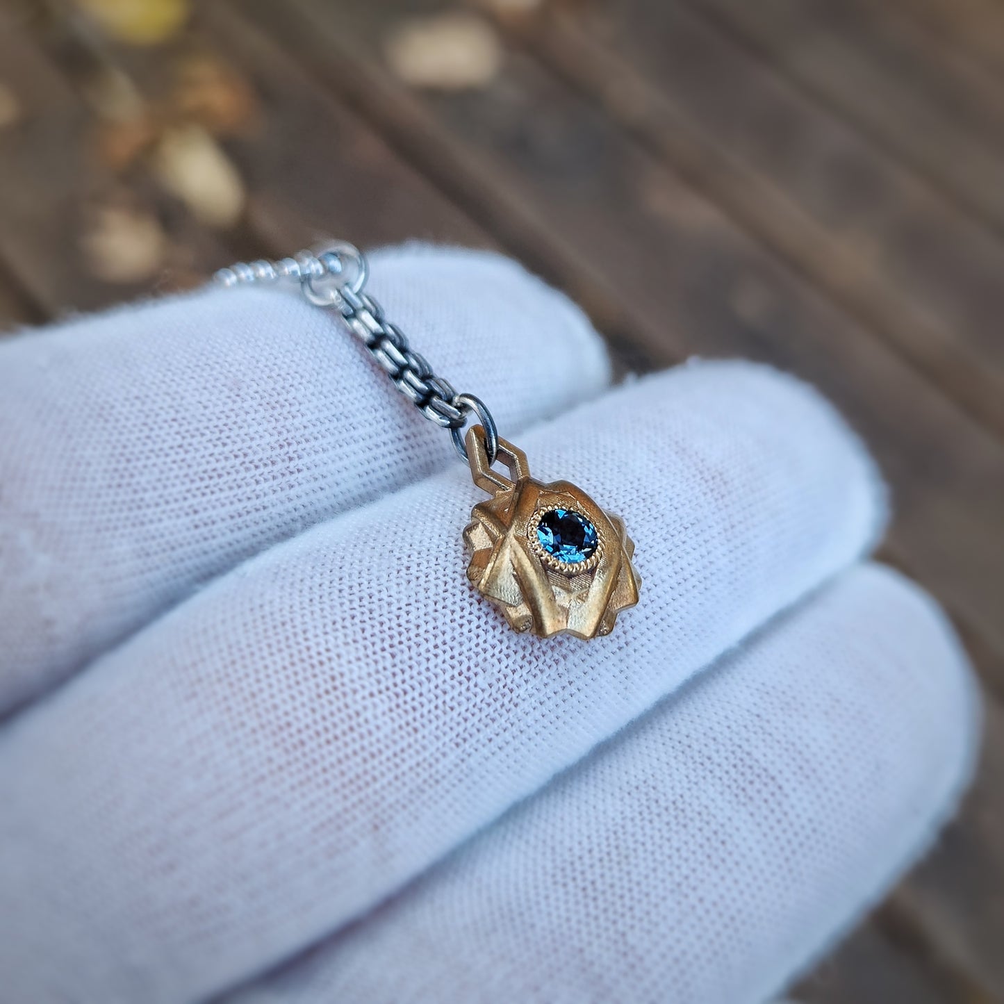 'Solstice' Pendant (Mixed Metal)