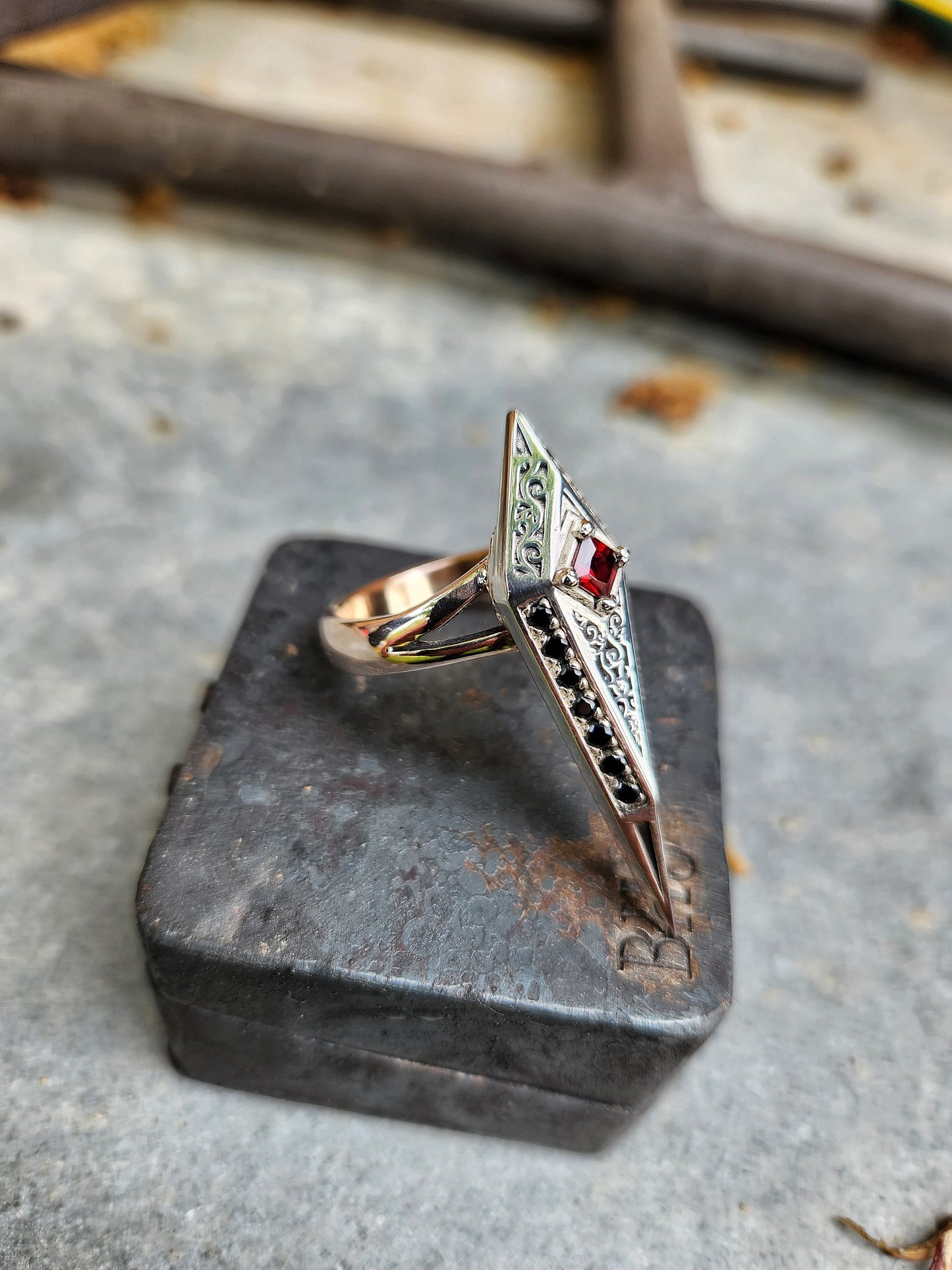Sarco Ring (Mixed metals)