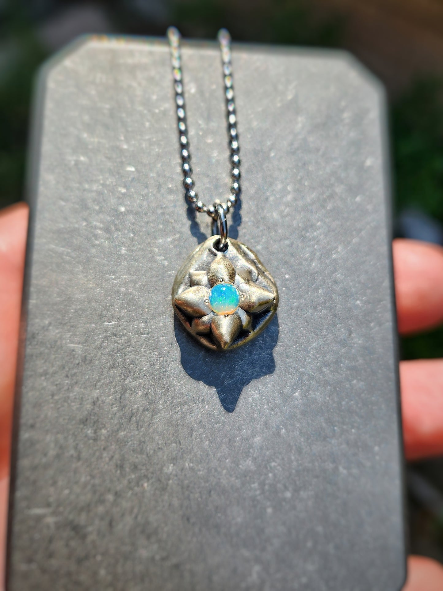 Star 'Relic' Pendant (shibuichi)