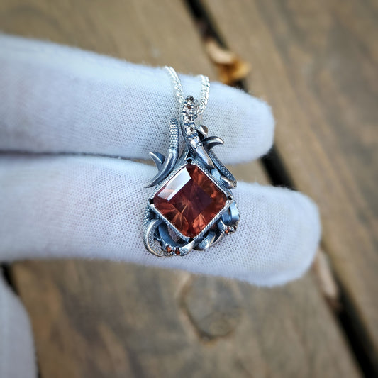 Hand-crafted Oregon Sunstone Pendant