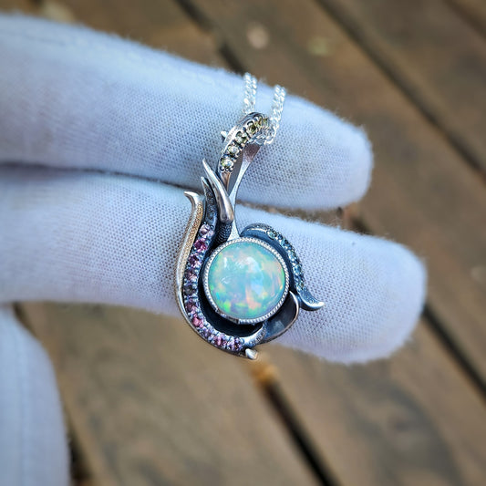 Hand-crafted Opal Pendant