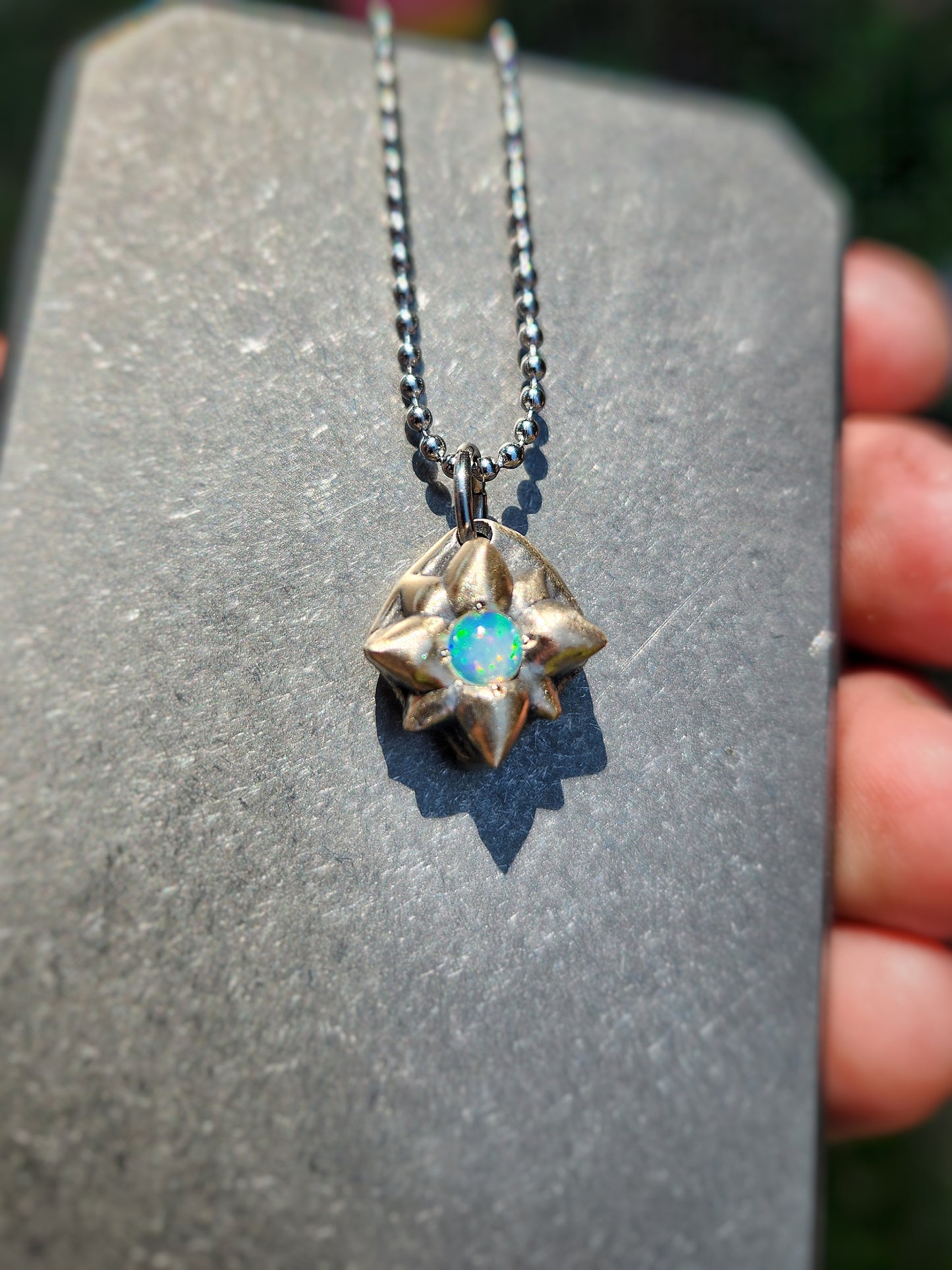 Star 'Relic' Pendant (shibuichi)