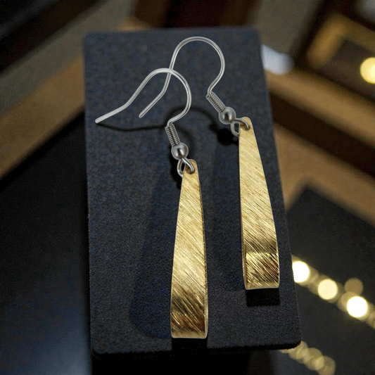 Engraved Drop Earrings