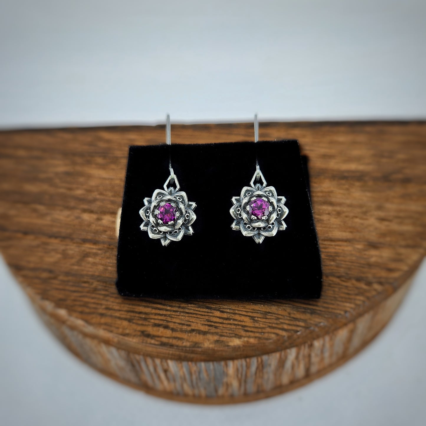 Mini Lotus Earrings