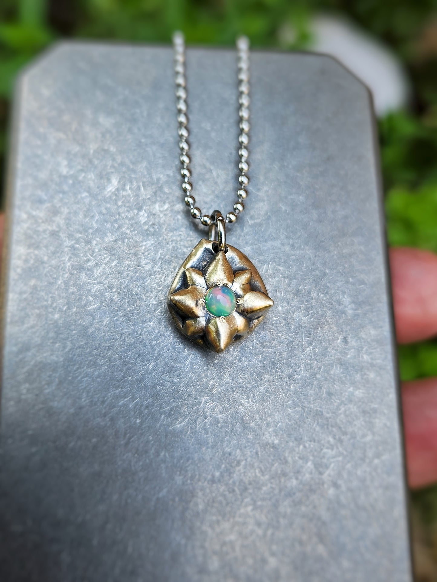 Star 'Relic' Pendant (shibuichi)