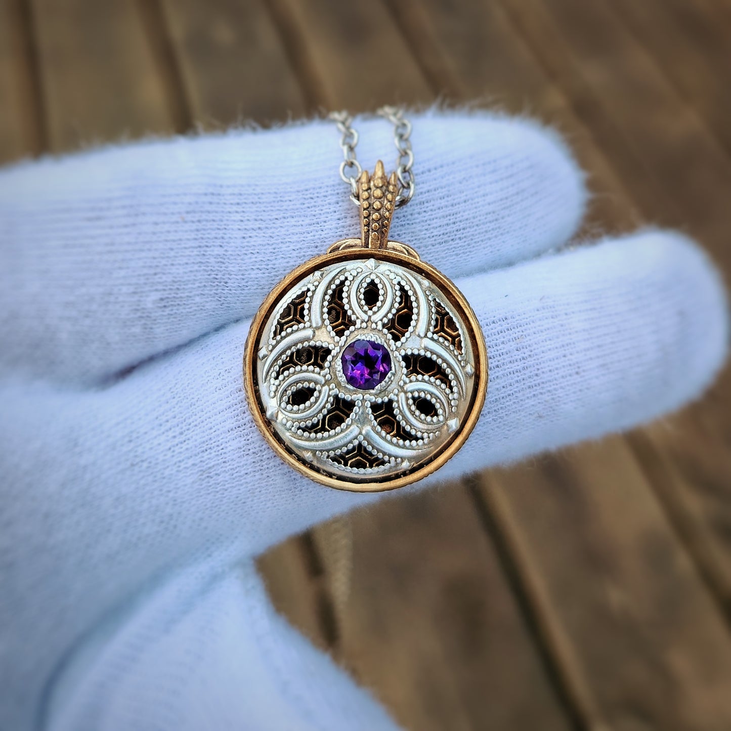'Timeless' Kinetic (spinning) Pendant