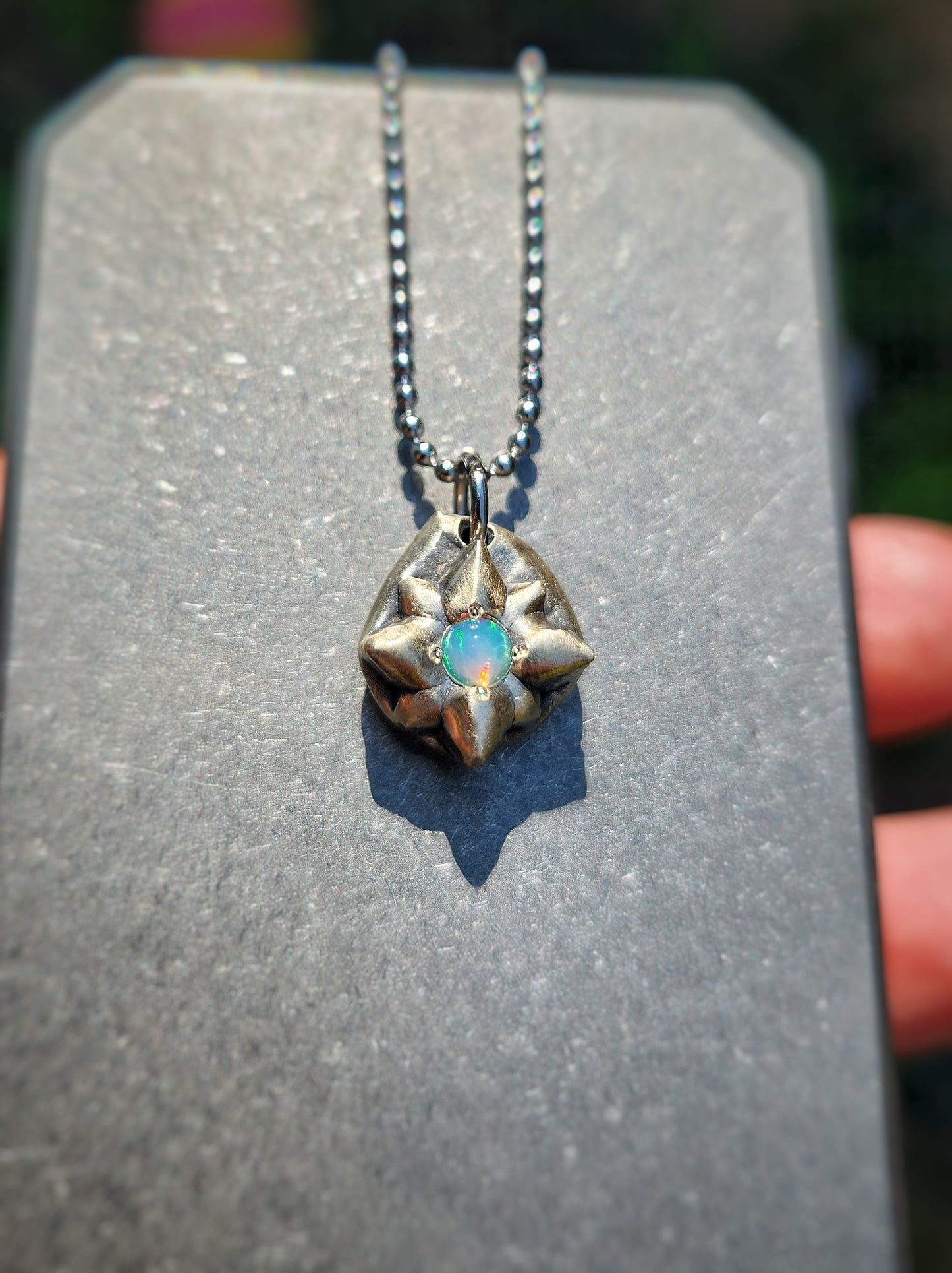 Star 'Relic' Pendant (shibuichi)