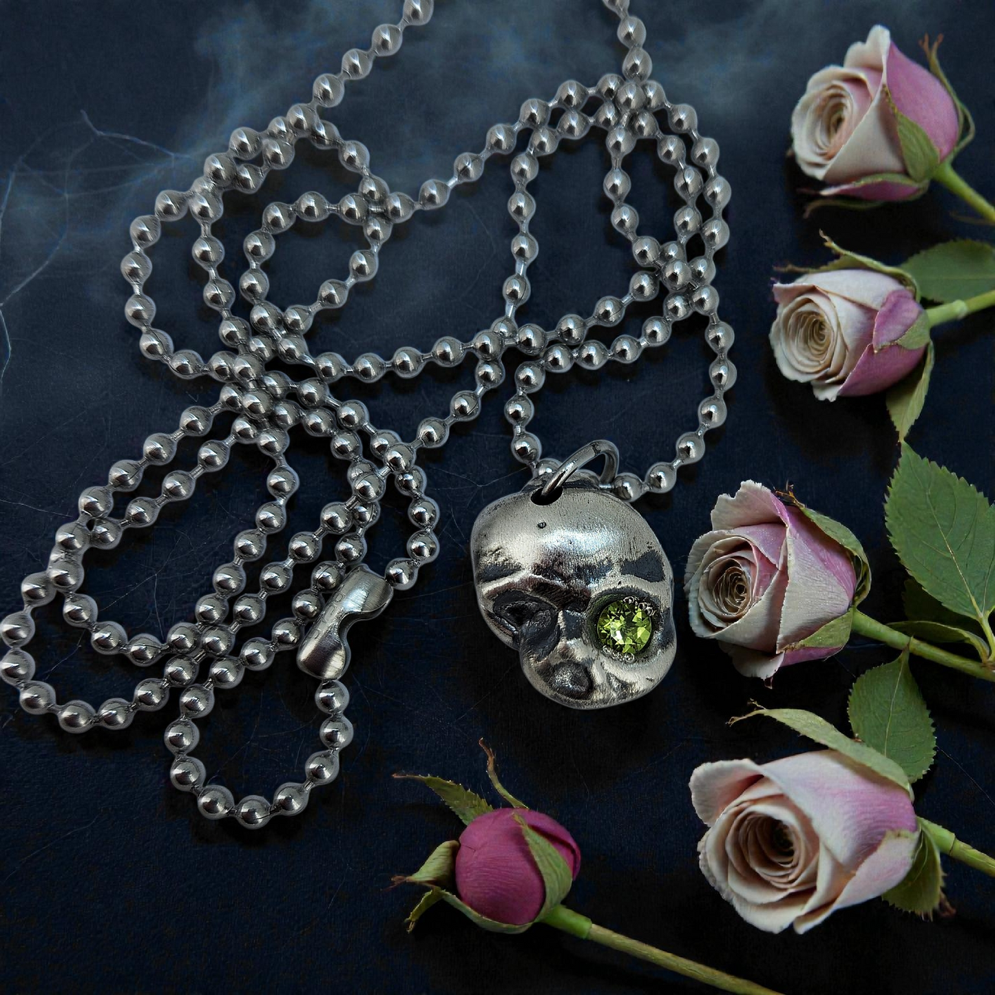 'Wraithbone' Molten Skull Pendants