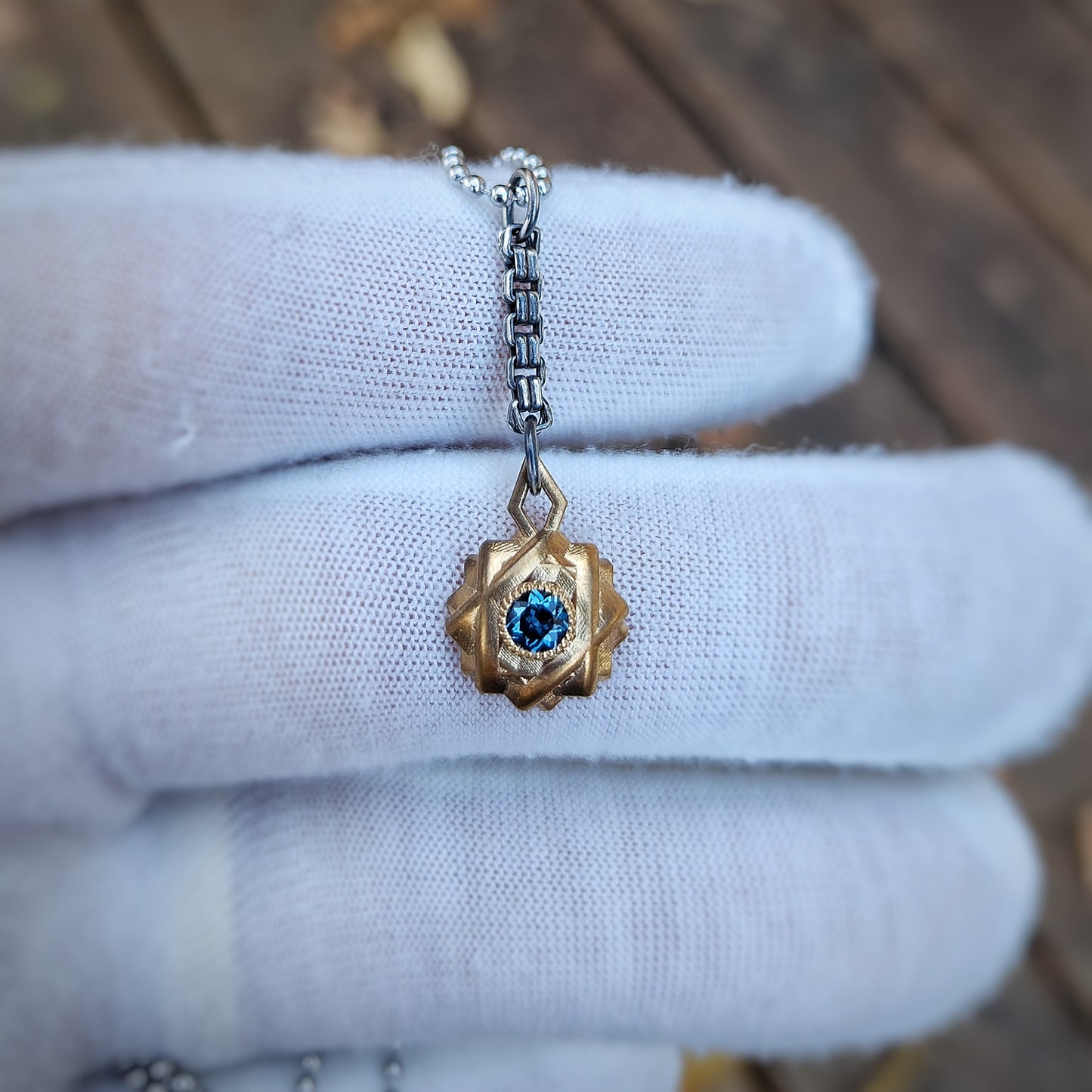 'Solstice' Pendant (Mixed Metal)