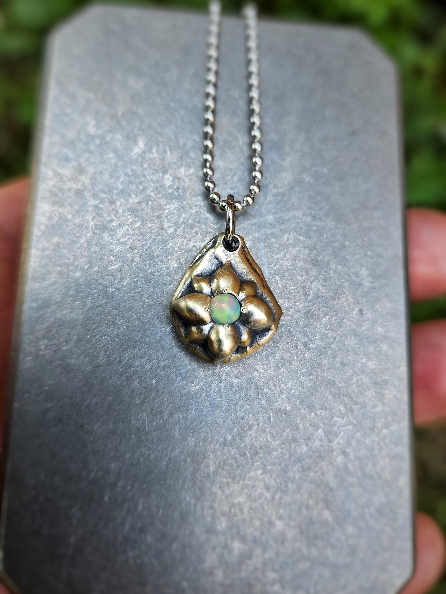 Star 'Relic' Pendant (shibuichi)