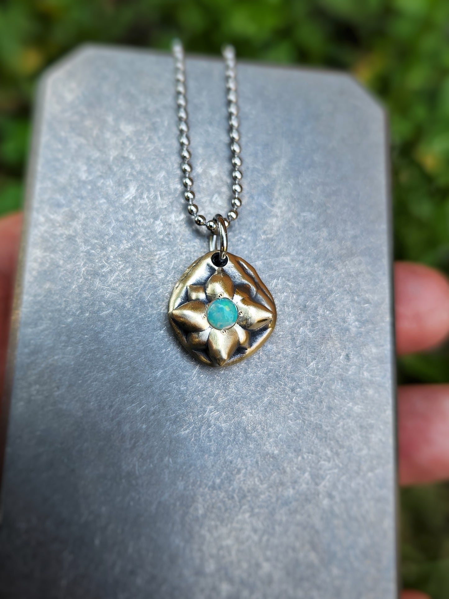 Star 'Relic' Pendant (shibuichi)
